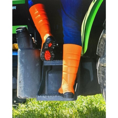 Onboot Uzun Soğuk Sıcak Geçirmez,Su Geçirmez Kaymaz Tabanlı İş Av ve Yağmur Çizmesi 1001 - TURUNCU SIYAH