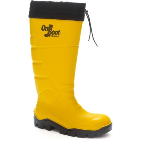 Onboot Uzun Bağlı Soğuk Geçirmez, Su Geçirmez Kaymaz Tabanlı İş Av ve Yağmur Çizmesi 1005 - SARI SIYAH