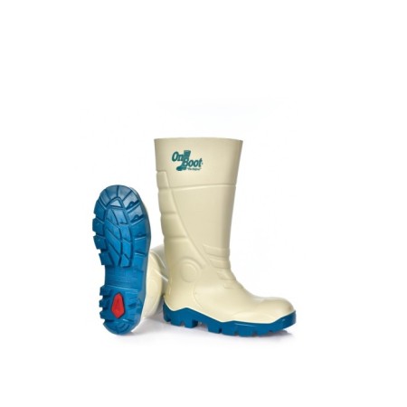 Onboot Uzun Soğuk Sıcak Geçirmez,Su Geçirmez Kaymaz Tabanlı İş Av ve Yağmur Çizmesi 1001 - BEYAZ MAVI