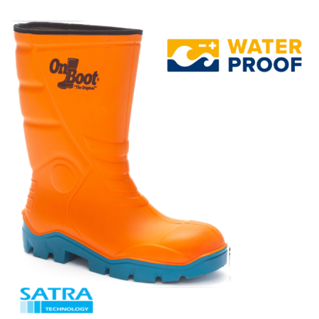 ONBOOT KING 1002 POLÜRETAN ÇELİKSİZ (O4) KISA BİYELİ ÇİZME ( PU SHORT BOOTS ) (O4)  - ÇELİKSİZ