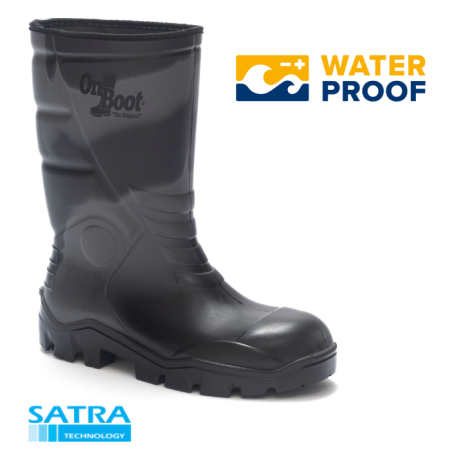 ONBOOT KING 1002 POLÜRETAN ÇELİKSİZ (O4) KISA BİYELİ ÇİZME ( PU SHORT BOOTS ) (O4)  - ÇELİKSİZ