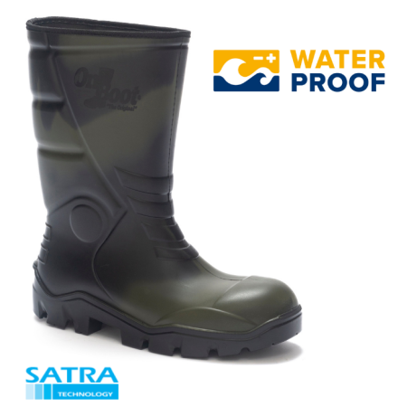 ONBOOT KING 1002 POLÜRETAN ÇELİKSİZ (O4) KISA BİYELİ ÇİZME ( PU SHORT BOOTS ) (O4)  - ÇELİKSİZ