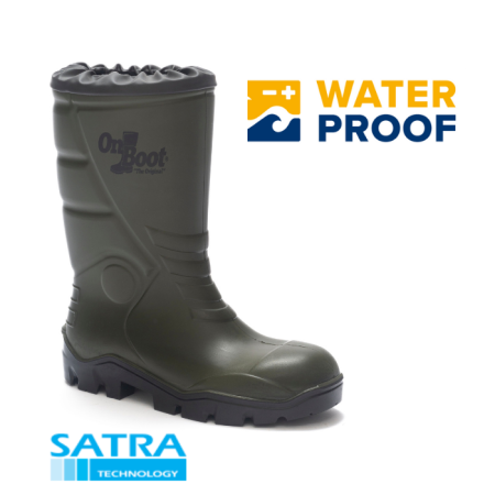 KİNG 1009 POLÜRETAN KISA BÜZGÜLÜ ÇELİKSİZ ÇİZME ( O4 ) PU SHORT COVER BOOTS (O4) - HAKİ